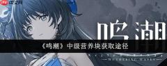 《鸣潮》中级营养块获取途径_鸣潮中级营养块怎么获取