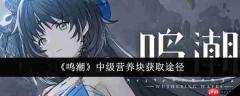 《鸣潮》中级营养块获取途径_鸣潮中级营养块怎么获取