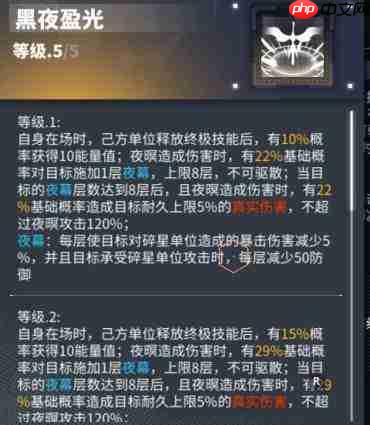 交错战线夜溟加点建议夜溟技能加点及抽取推荐