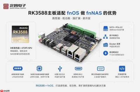 定昌电子|RK3588主板适配飞牛FNOS做FnNAS私有云——插卡即用,附开发工具
