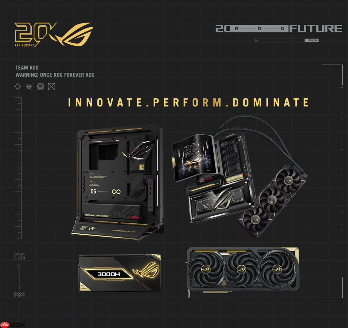 F1车手周冠宇升级ROG 20周年全家桶 信仰神装拉满!