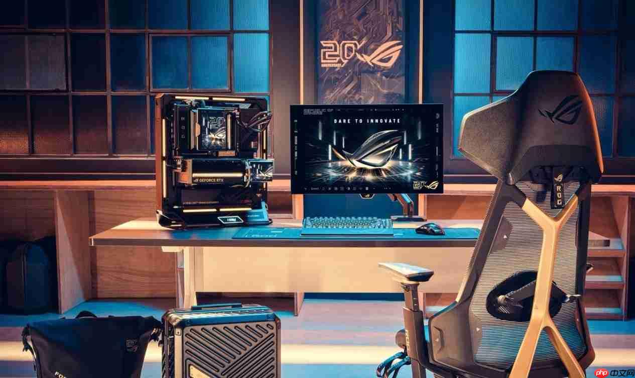 F1车手周冠宇升级ROG 20周年全家桶 信仰神装拉满!