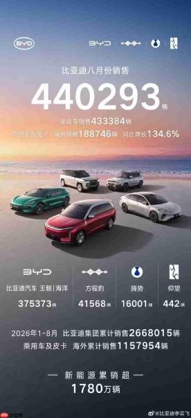 领跑新能源市场!比亚迪2026年内累计销量超266万辆