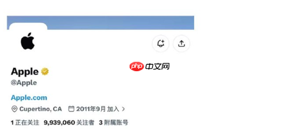 库克已是过去式！苹果官方社媒账号关注