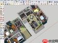Sketchup如何制作房屋吊顶模型
