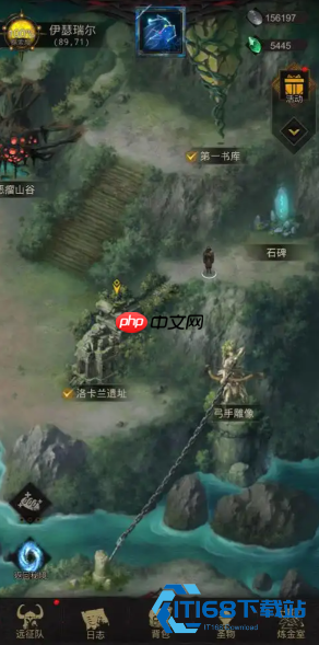 伊班岛海图获取攻略 阿克尤姆城宝箱位置与深渊领主击杀技巧