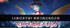 火影忍者手游枫夏日限定角色表现如何及角色详解