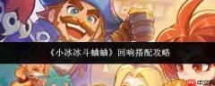 小冰冰斗蛐蛐回响搭配攻略大全