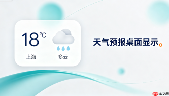 桌面天气秀6.8绿色免安装版资源占用优化技巧