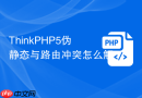 thinkphp5伪静态与路由冲突怎么解