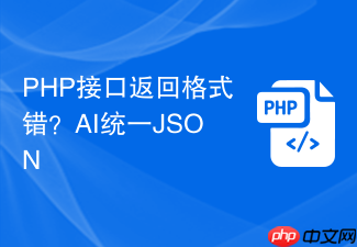 php接口返回格式错?ai统一json