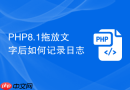 PHP8.1拖放文字后如何记录日志