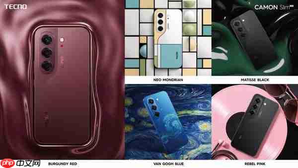Tecno Camon Slim 5G正式发布：6.39mm超薄机身