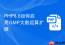 php8.6如何启用gmp大数运算扩展