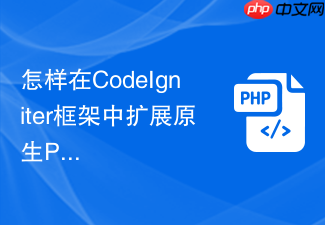 怎样在codeigniter框架中扩展原生php翻页函数