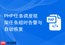 php任务调度框架任务超时告警与自动恢复