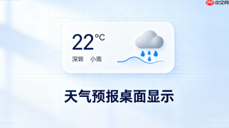 rainmeter和风天气皮肤多城市同时显示对比配置