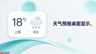 桌面天气秀6.8开机自启与任务栏图标隐藏技巧