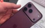 iPhone 18 Pro Max深樱桃色实机视频流出 色彩随光线变化