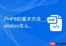 PHP8的魔术方法__serialize怎么用