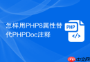 怎样用php8属性替代phpdoc注释