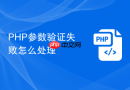 PHP参数验证失败怎么处理