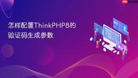 怎样配置thinkphp8的验证码生成参数