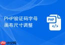 PHP验证码字母画布尺寸调整