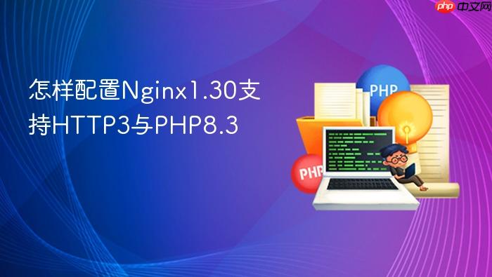 怎样配置nginx1.30支持http3与php8.3