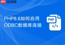 php8.6如何启用odbc数据库连接