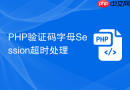 PHP验证码字母Session超时处理