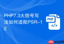 PHP7.3大括号写法如何适配PSR-12