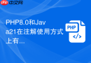PHP8.0和Java21在注解使用方式上有何区别
