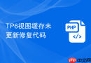 tp6视图缓存未更新修复代码