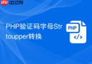 PHP验证码字母Strtoupper转换