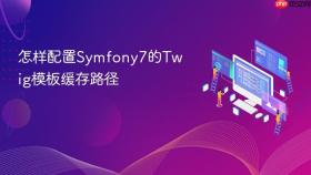 怎样配置Symfony7的Twig模板缓存路径