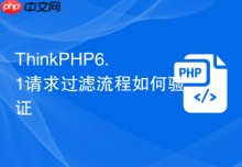 ThinkPHP6.1请求过滤流程如何验证