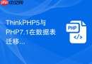 ThinkPHP5与PHP7.1在数据表迁移上有何差异