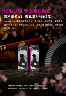 黑曜刃与樱花双设计！ 海盗船艺术联名内存条开售