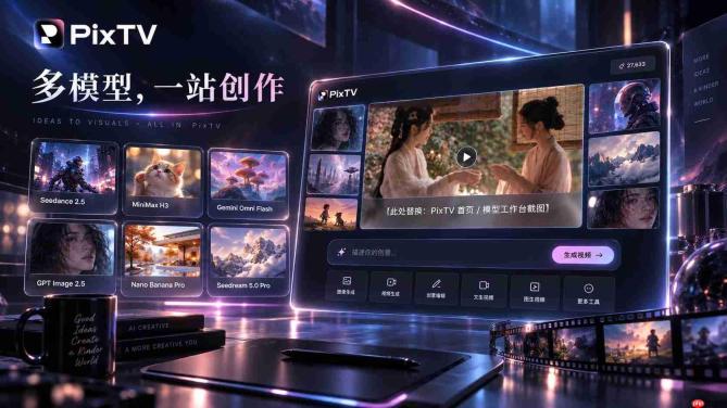 PixTV正式上线:当AI视频竞争从“拼模型”走向“拼工作流”