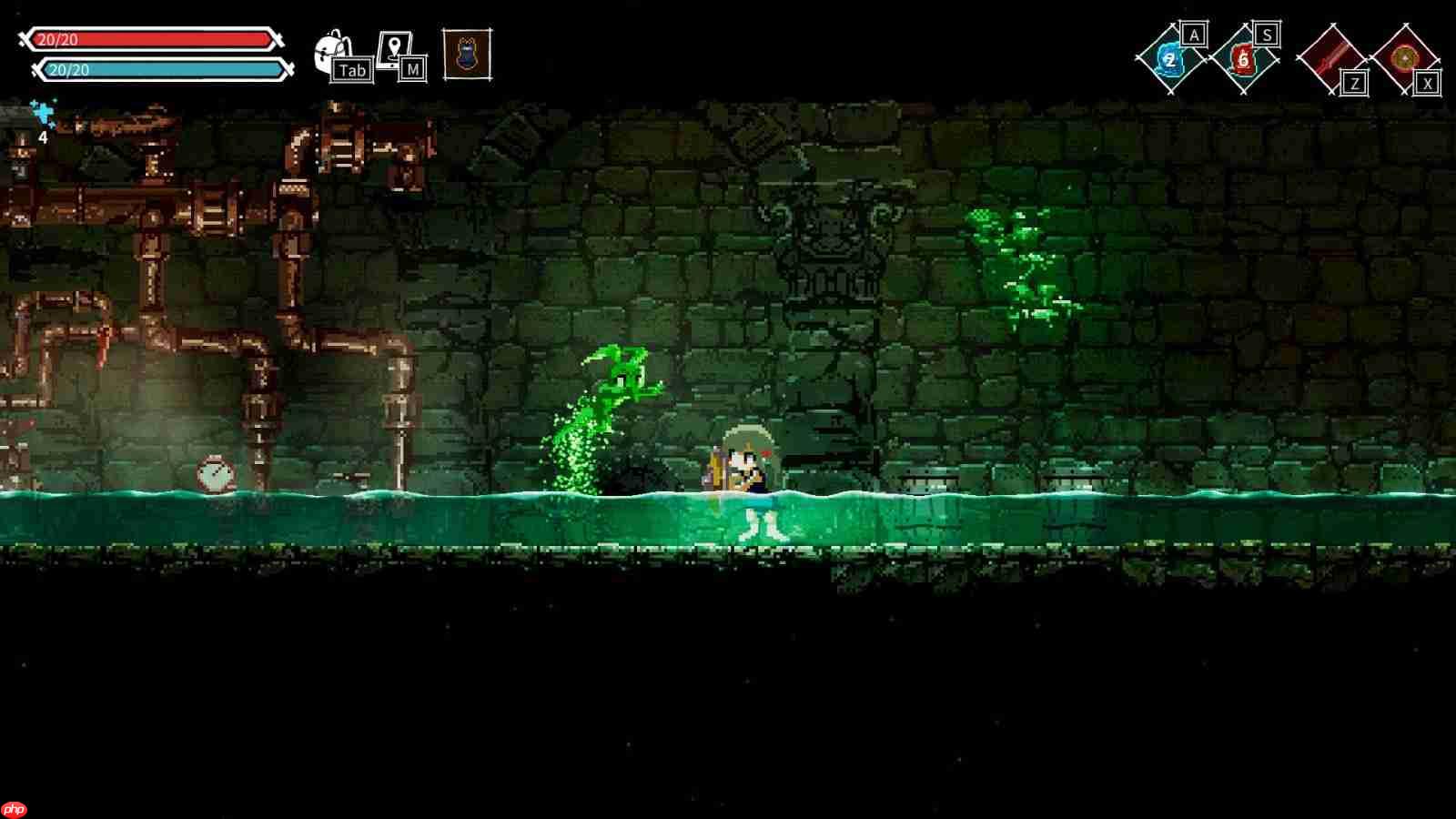 恶魔城像素动作《失落的遗迹》6月6日登陆PS4/XB1/NS