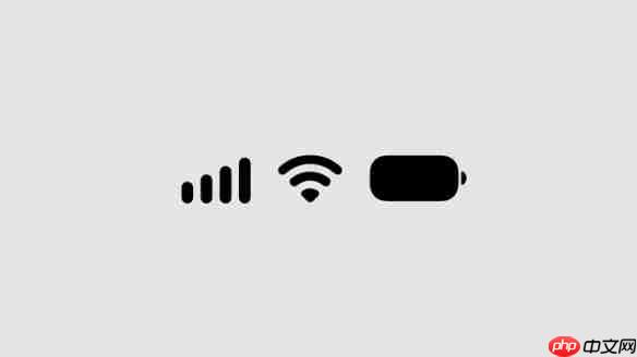 WiFi+电池+数据!iPhone Duo外屏三合一圆形状态栏