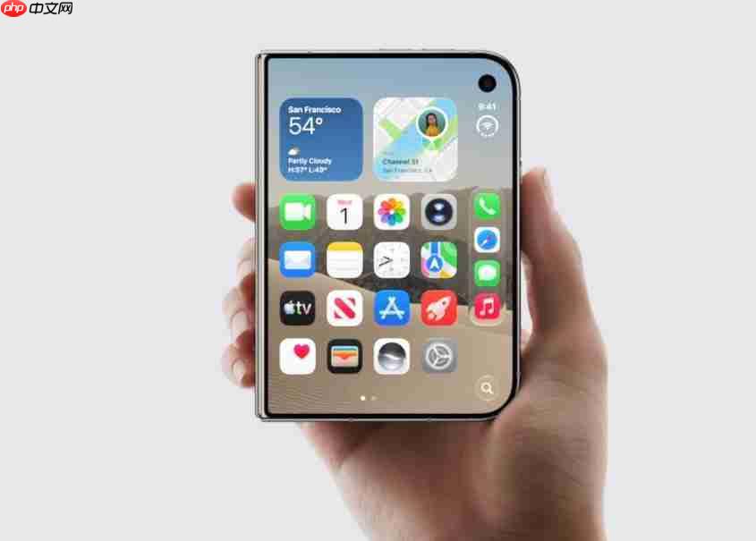 WiFi+电池+数据!iPhone Duo外屏三合一圆形状态栏