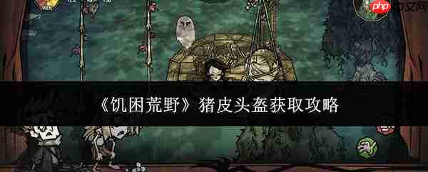 饥困荒野中猪皮头盔获取方法全攻略