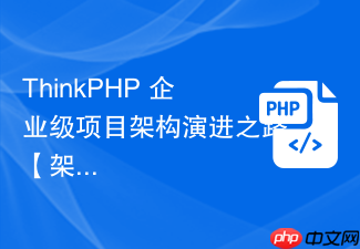 thinkphp 企业级项目架构演进之路【架构】