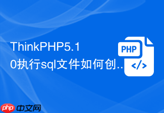 thinkphp5.10执行sql文件如何创建存储过程