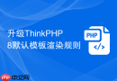 升级ThinkPHP8默认模板渲染规则