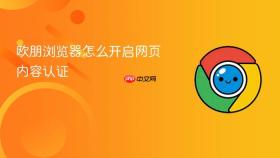欧朋浏览器怎么开启网页内容认证