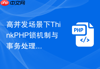 高并发场景下thinkphp锁机制与事务处理【并发控制】