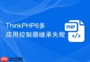 thinkphp6多应用控制器继承失败